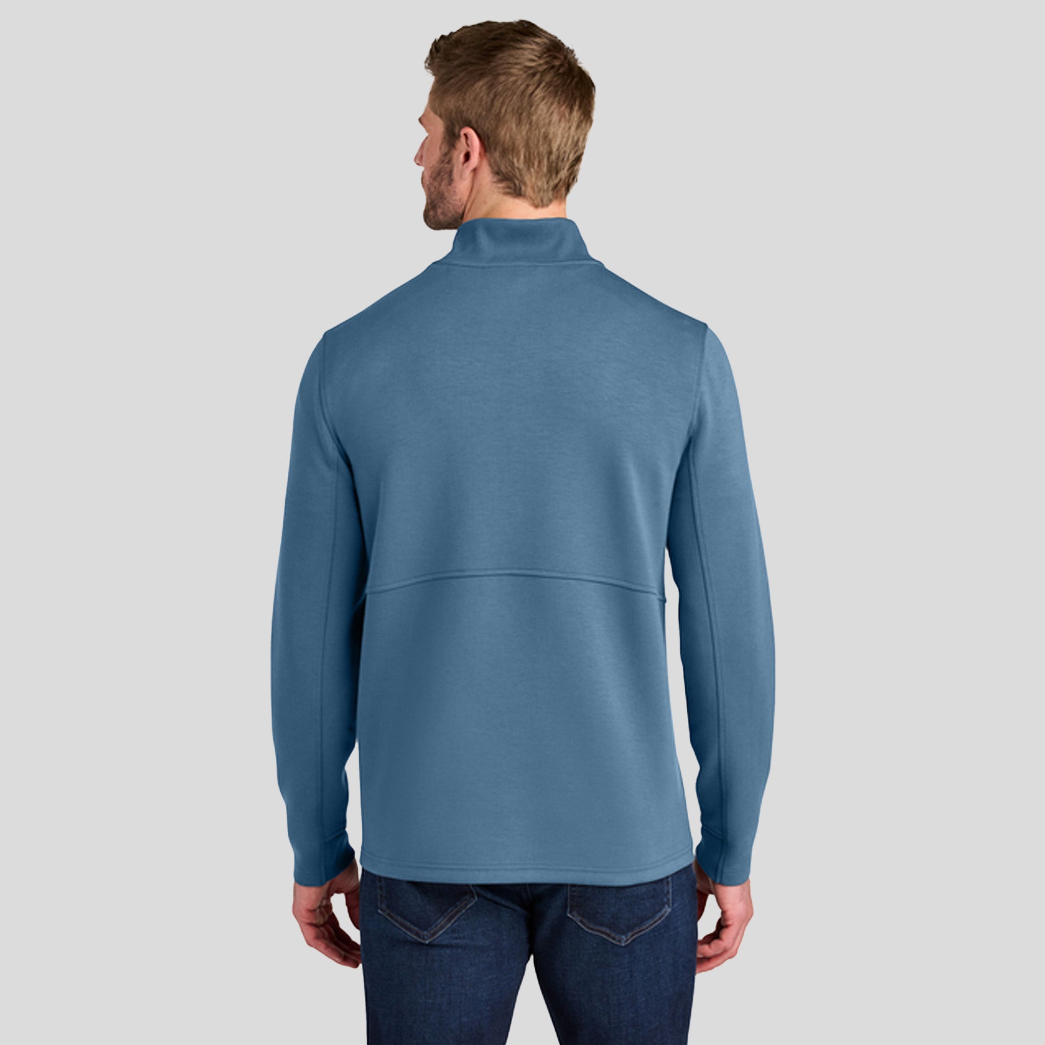 Transcend 1/4-Zip | Blue Mist