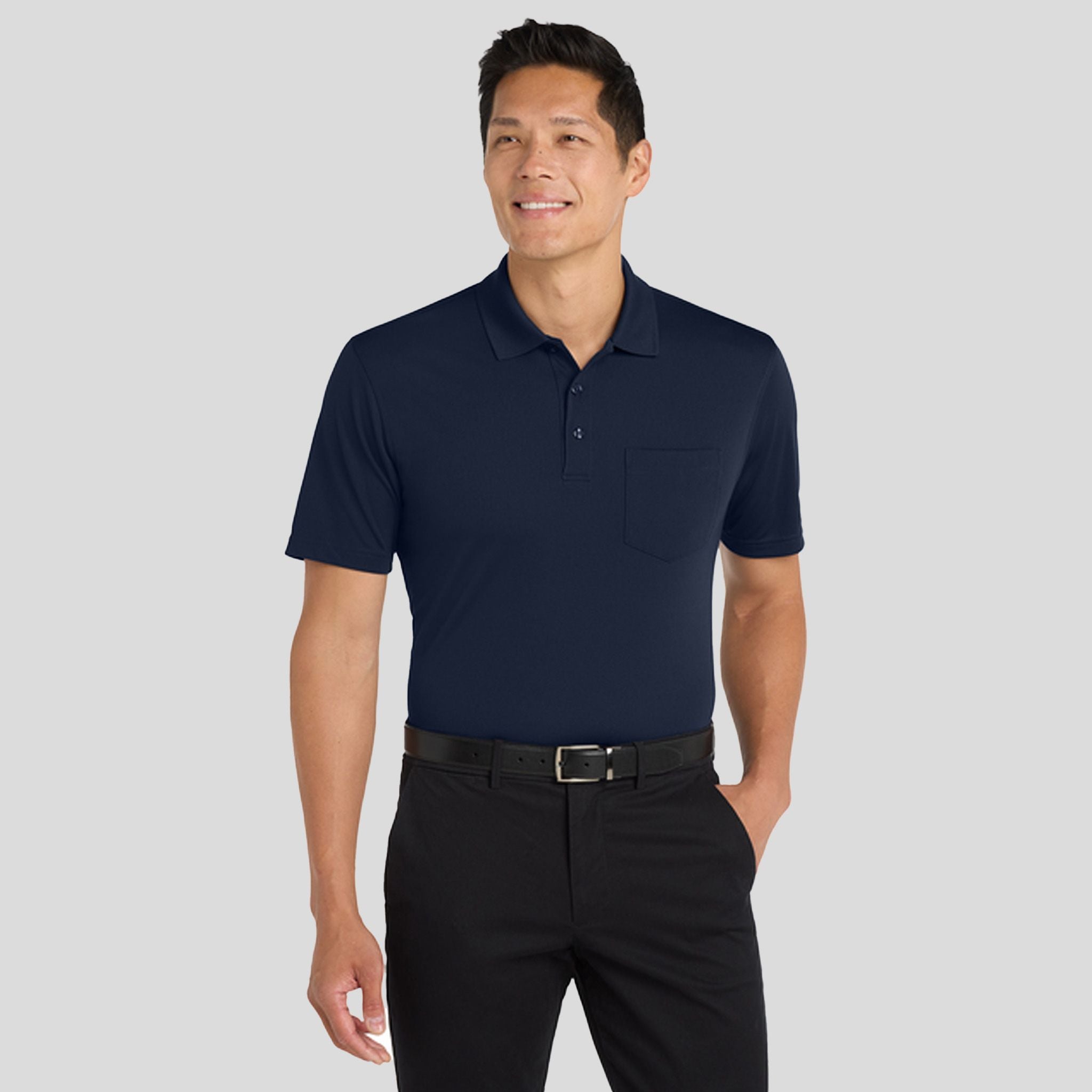 Dry Zone® UV Micro-Mesh Pocket Polo | River Blue Navy